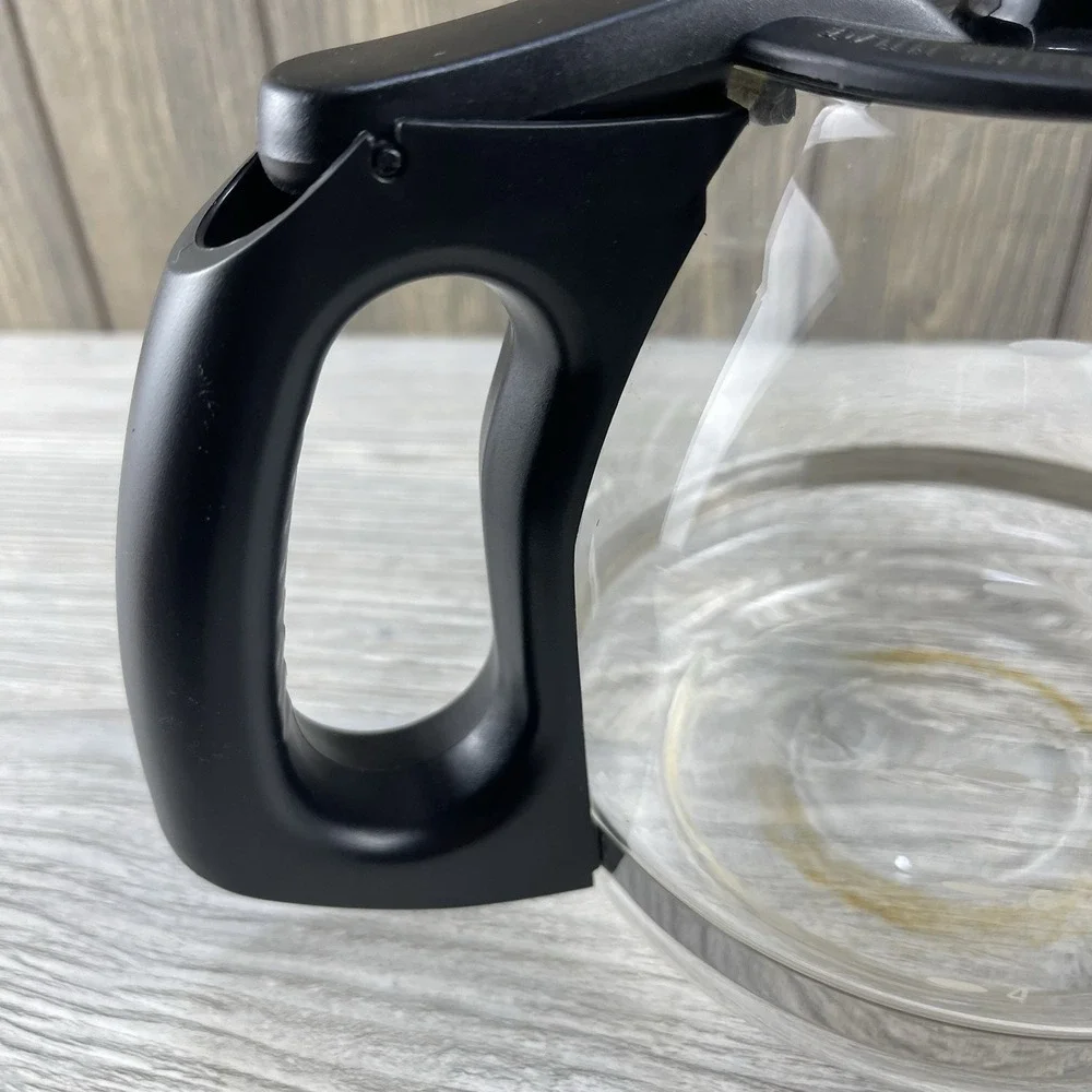 Mr. Coffee 12 Cup Coffee Carafe JW Series Clear, Black Handle and Lid
